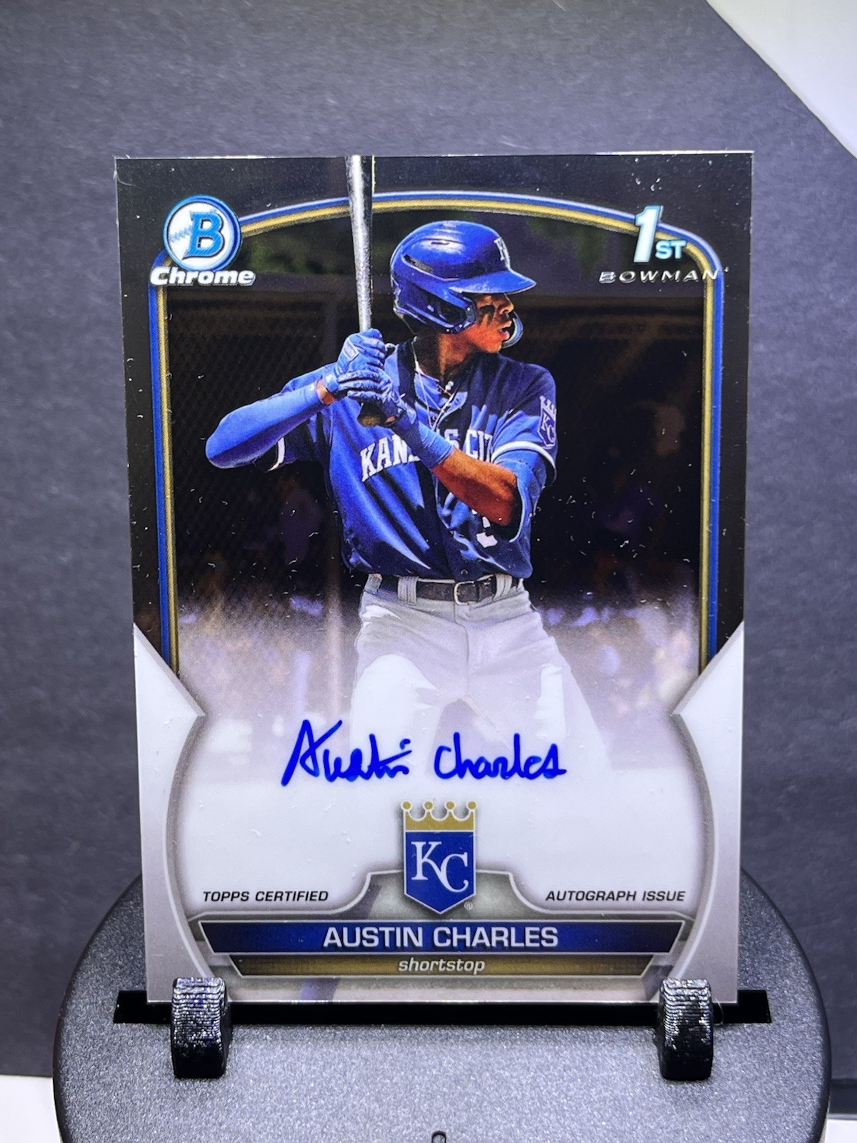 2023 Bowman Chrome 1st Prospects Auto Austin Charles