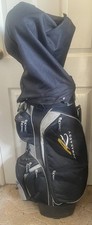 Powakaddy Cart Bag 14 Way Divider 10 Zipped Pockets Rain Hood Golf Bag