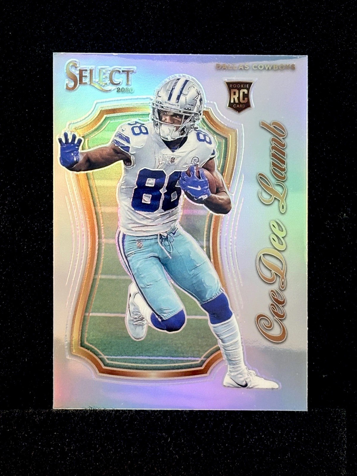 2020 Panini Select - ‘Select Certified’ CeeDee Lamb #SCR-7 Silver Prizm