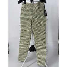 RLX Ralph Lauren Golf Concept Performance Pants Geometric Print Women's Size 6