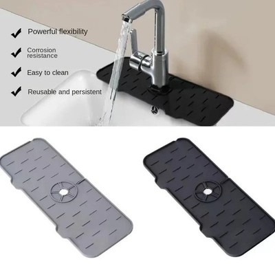 Küche Spüle Wasserhahn Wasser Spritzer Ablauf Pad Wasserhahn Matte Arbeitsplatte Schutz