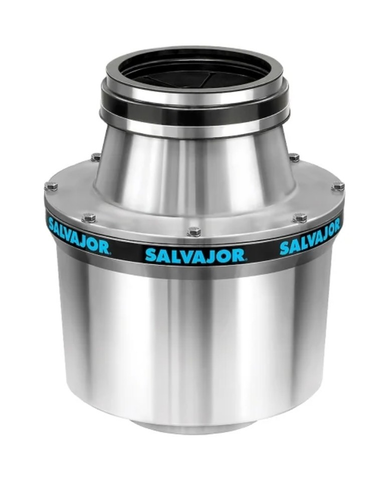 New Salvajor 200 Commercial Garbage Disposer with 2 HP Motor 208/230/460 V 3 P