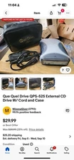 Que! Fire Drive QPS External DVD RAM SCSI with Power Supply and Case