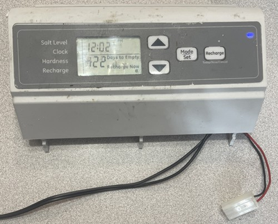 #ad GE Water Softener GXSF30V Control Board And Control Face TESTED WORKING $150.00