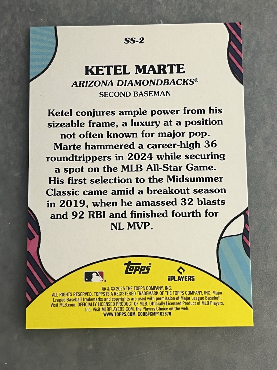 2025 Topps MLB Series 2 Summer Superstars #SS-2 Ketel Marte | eBay
