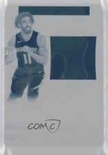 2017 National Treasures Colossal Printing Plate Cyan 1/1 Mike Conley Logoman 5w7
