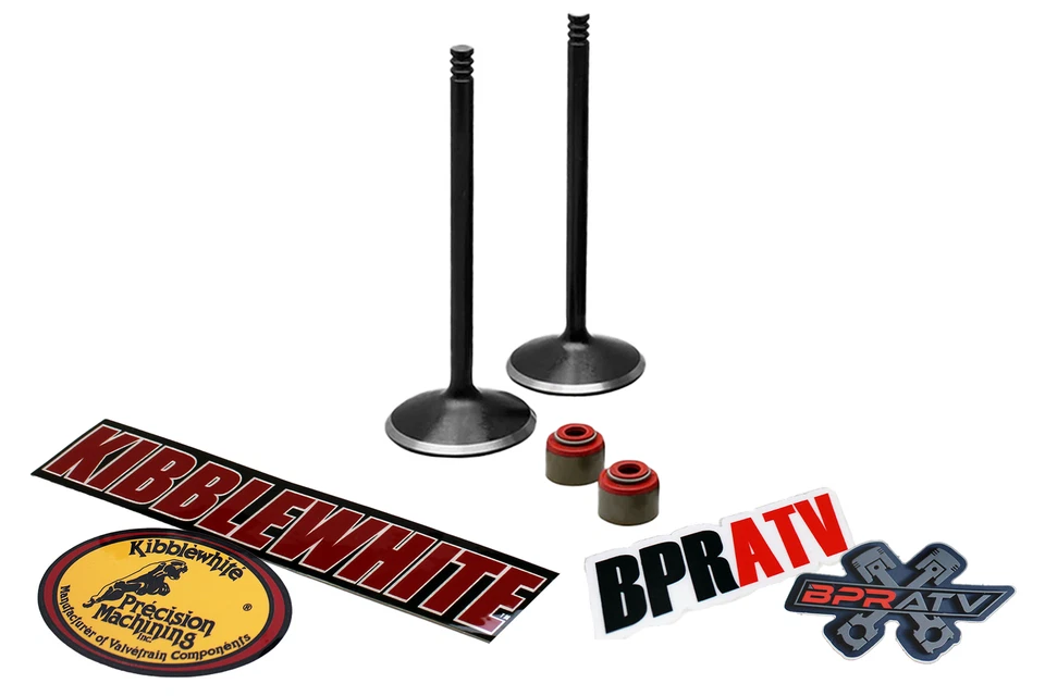 Honda XR200R ATC 200 XL185 Kibblewhite Intake & Exhaust Valves RED Seals Kit USA - Image 3 of 4