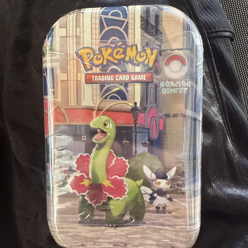 Pokemon TCG Lumiose City Mini Tin Meganium Promo Mega Evolution NEW SEALED 🔥