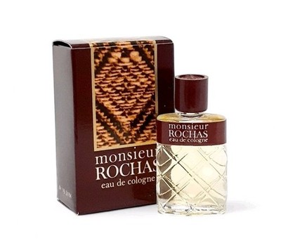 Vintage Monsieur Rochas Miniature Eau de Cologne -- FREE SHIP!