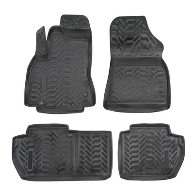 3D Tapis De Sol En Caoutchouc Pour Citroen Berlingo 2 2008-2018 4pcs - Photo 1/4