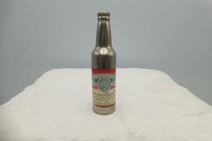 Vintage KEM CO Budweiser Beer Bottle Lighter Mini Novelty Breweriana USA F4