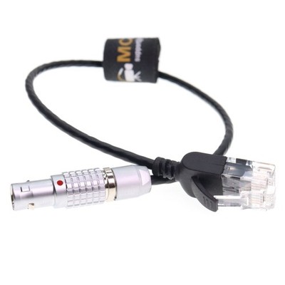Teradek COLR Cat5e Ethernet RJ45 Data Cable to RED Camera Gig-E DSMC 0B 9pin