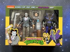 NECA TMNT Business Suit Casey Jones & Foot Soldier Split Teenage Mutant Ninja