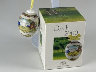  Hutschenreuther 2000 Ei mit Ovp. Top Zustand
