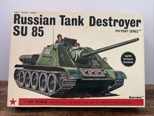 Bandai 1/48 Destructor de Tanques Ruso SU 85 Pin Point Serie Modelo Kit Segunda Guerra Mundial Ejército