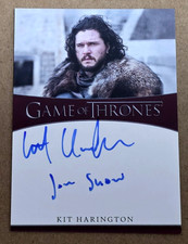 The Complete Game of Thrones Volume 2 Kit Harington Inscription Autograph