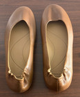 Dansko Women’s Brown Leather Ballet Flats Slip-On Round Toe Rubber EU 37 — photo 1