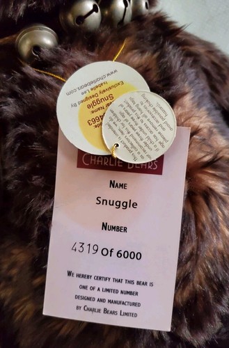 CHARLIE BEARS Snuggle and Wurve You - Ltd Edition Inc Certificates Isabelle Lee - Picture 13 of 21