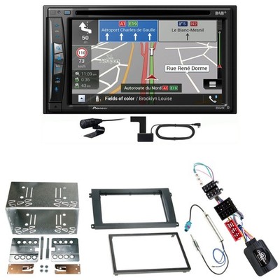 Pioneer AVIC-Z730DAB USB Digitalradio MP3 Einbauset für Porsche Cayenne bis 2006