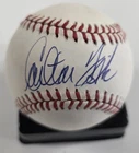 Carlton Fisk Red White Sox Autograph OAL Baseball Auto PSA (Clean)