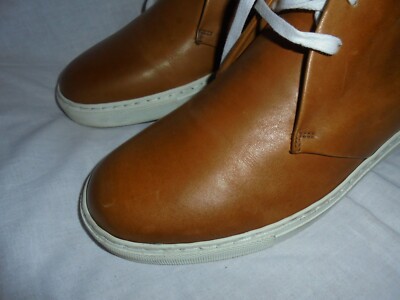 Bottines Homme POSTE En Cuir Marron - Taille UK 6 (EU 40) - Lacets - Très Bon état Occasion