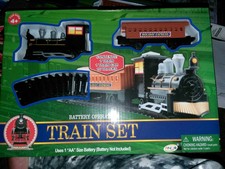 western express train set with light sound and smoke