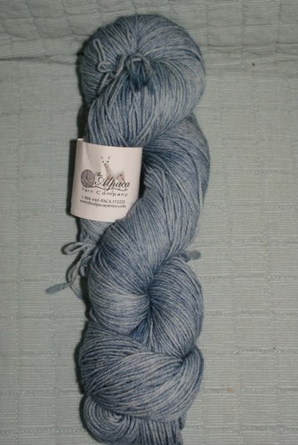 Alpaca Yarn Co. Paca-Peds 624 Hydrangea Blue Fast Shipping Knit Crochet Craft - Picture 2 of 4