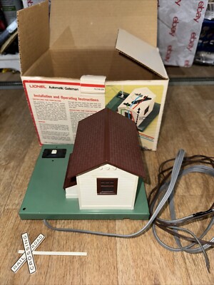 Lionel Trains 6-2145 Automatic Gateman in Box w/ Contactor & Instructions
