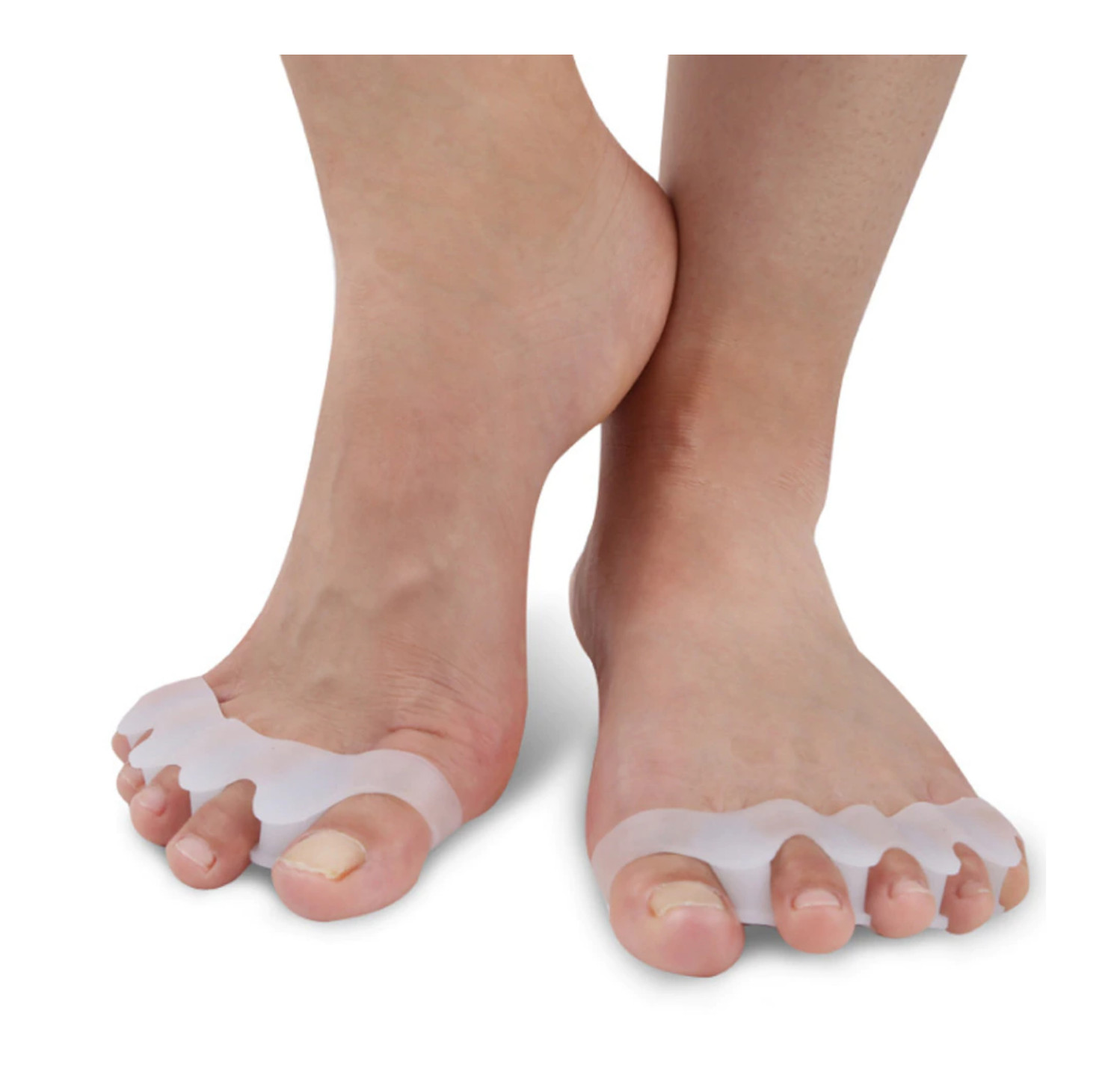 Par de separadores de juanete corrector de punteras de gel de puntera de martillazo de martillazo del Reino Unido