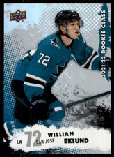 2021-22 Upper Deck 2021-22 Rookie Commemorative Class William Eklund San Jose