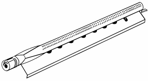 BURNER, TUBE STEEL (W/GUARD) BAKERS PRIDE L5019V, L5019X, L5027V, L5028V - Foto 3