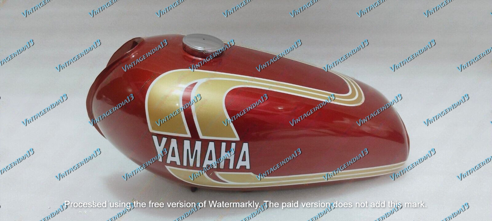 Yamaha RD 125 RD 200 Steel Painted Fuel Petrol Tank 1975 - 1976 Model