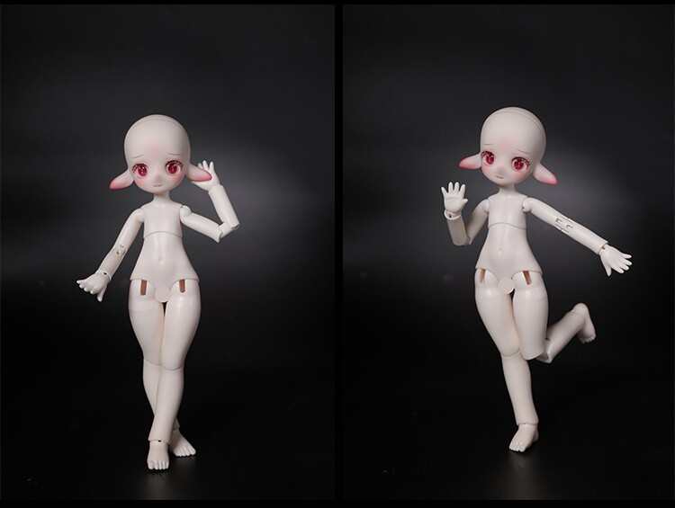 New 1/6 Handmade Resin BJD MSD Doll Ball Joint Dolls Girl Gift 10 