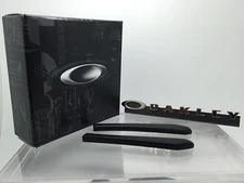 AUTHENTIC OAKLEY JUPITER SQUARED EAR SOCKS KIT 100-788-003 TEMPLE TIPS BLACK NEW