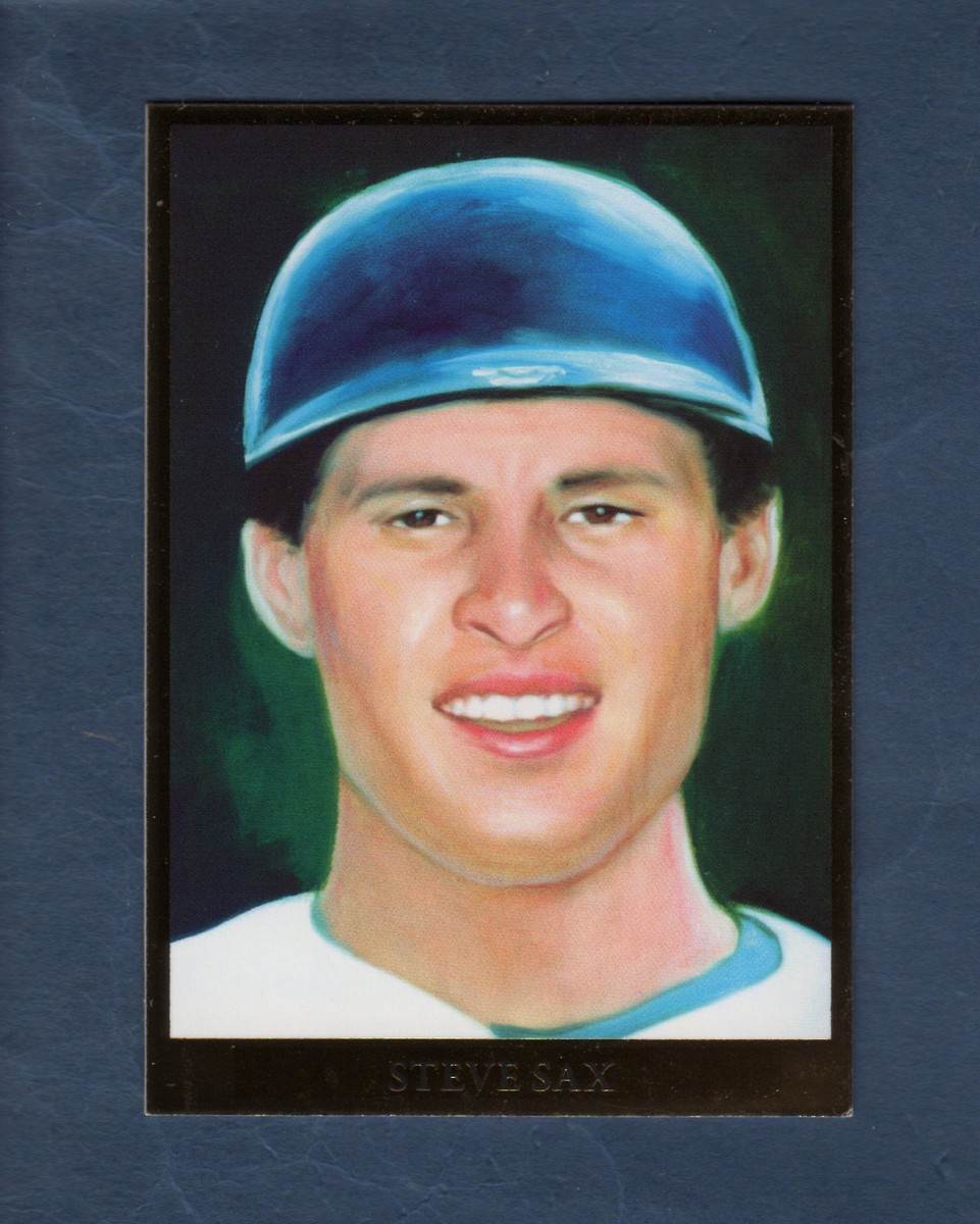 87 STEVE SAX, Dodgers Italian American NEHF hero Limited