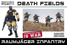 Wargames Atlantic Raumjager Infantry 24x Miniatures Death Fields FREE POST