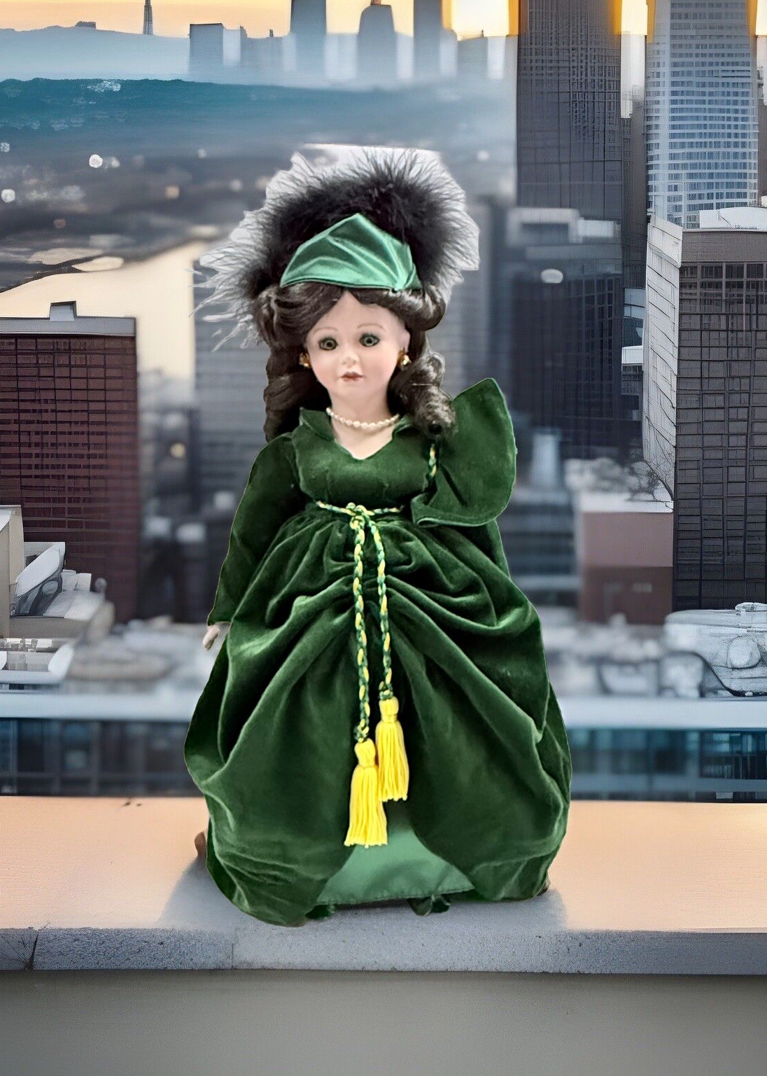 Vintage Doll Scarlett O'Hara Seymour Mann Connoisseur 1992 No Stand 19