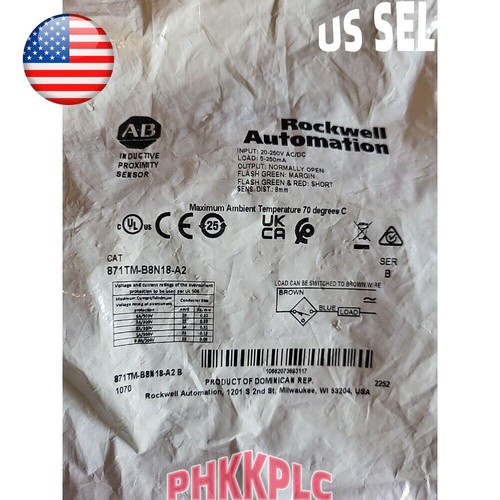 NEW 871TM-B8N18-A2 Proximity Sensor 8mm Distance 871TMB8N18A2