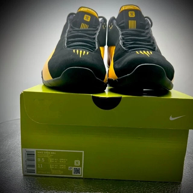 Nike shox bb4 blackuniversity gold sales