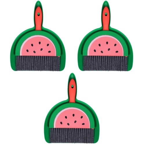 3 Sets Mini-Besen-Set Vati Reisen Und Kehrschaufel Handbesen Staubpan