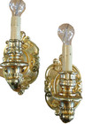 FREE SHIPPING!! Bronze Sconces w./ Gold Finish. Early, Likely E F Caldwell — photo 4