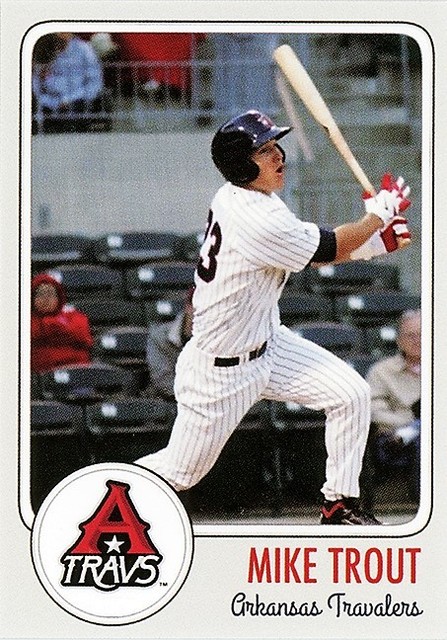 MIKE TROUT MINOR LEAGUE ACEO ART CARD FREE COMBINED SHIPPING EBay