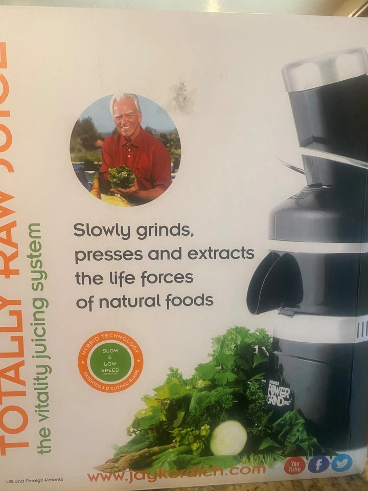 Jay Kordich Pro Juice Machine Power Grind PGP001 - Image 2 of 3