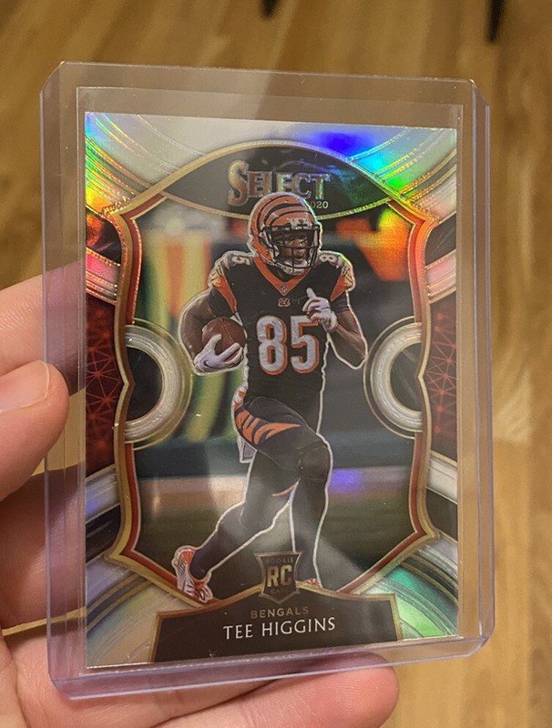 Tee Higgins 2020 Select Concourse Silver Prizm Rookie Card #60 - Bengals RC