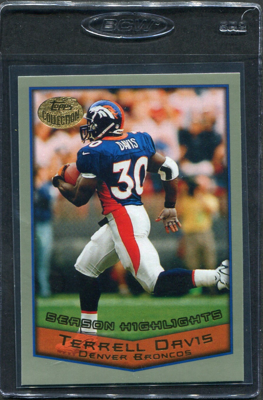 1999 Topps Collection Terrell Davis HL #323 Broncos