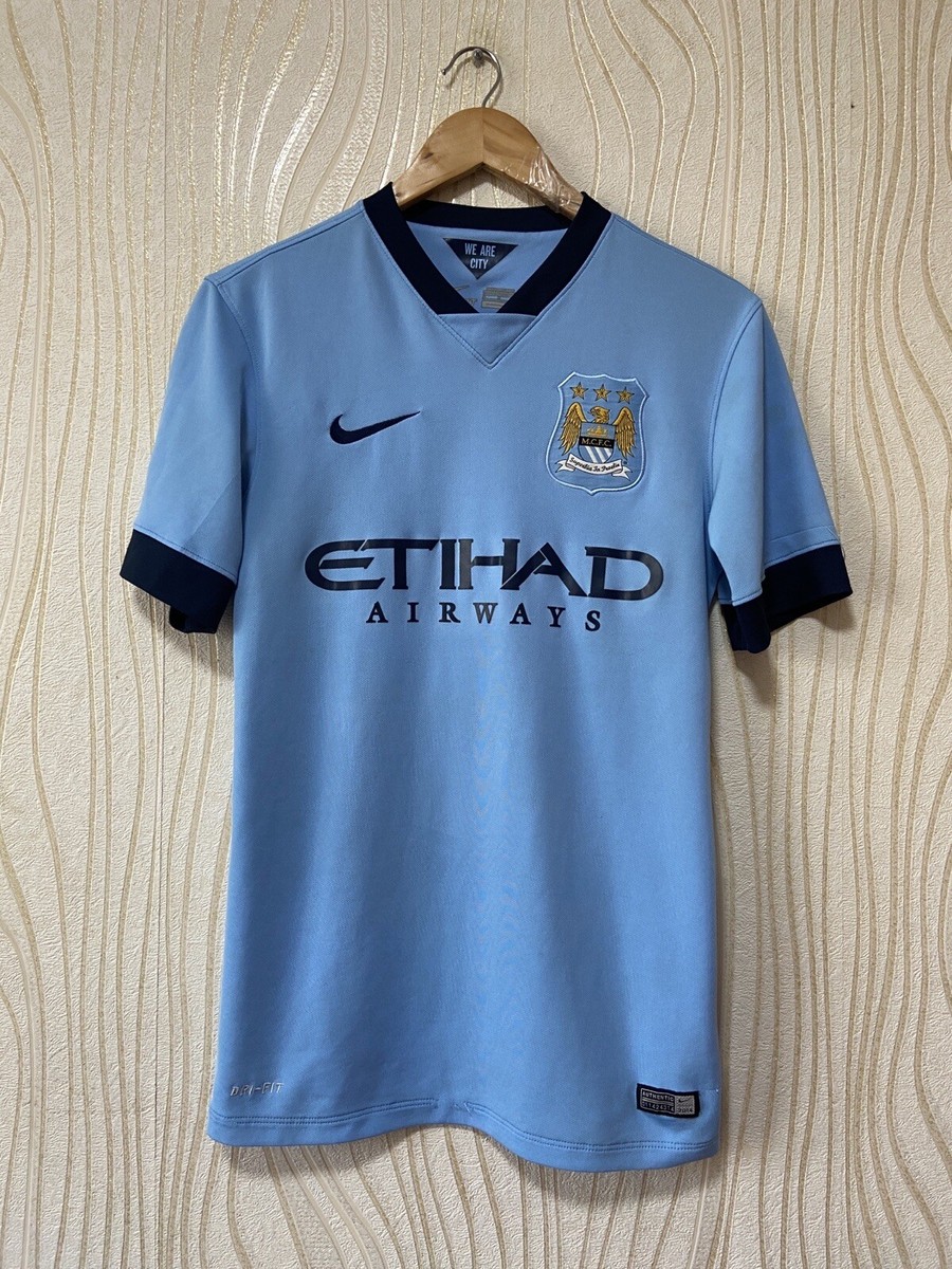 ウェア NIKE 2014 Manchester City uniform M MANCHESTER CITY 2014 2015 HOME FOOTBALL SHIRT SOCCER JERSEY