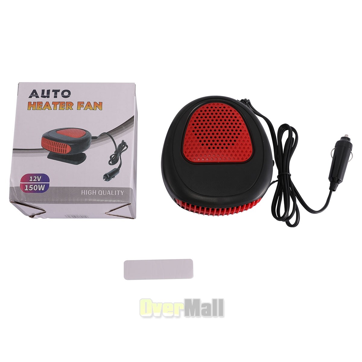 150W Watts Car Heater Defroster Demister Heating Fan Plug in Cigarette Lighter