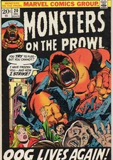 Marvel Comics Group Monsters on the Prowl #20 Dec 1972 Grade G/VG 3.0