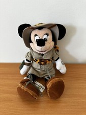 Vintage Disney World Animal Kingdom. Safari Minny Mouse Plush.