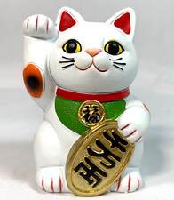 Maneki Neko Lucky Cat Paperweight Beckoning Cat Japanese New